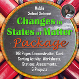 Changes in States of Matter BUNDLE: Phase Changes Unit for