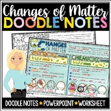 Changes of Matter Doodle Notes (Chemical and Physical Changes)