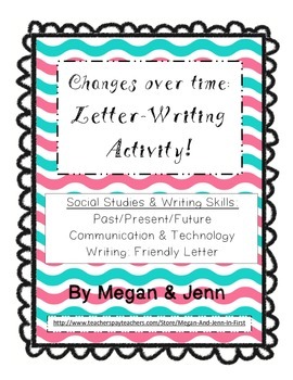 Preview of Changes over time: Letter Writing Activity for Past, Present, Future