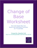 Day 7 - Changing Base Worksheet *UPDATED 6/24/15*