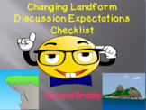 Changing Landforms Discussion Expectation Checklist
