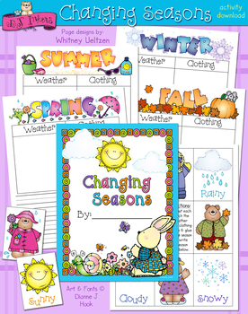 Preview of Changing Seasons Activity Packet - Sorting Clothing for Weather & Seasons