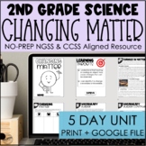 Changing States of Matter | 2nd Grade Science NGSS | Print