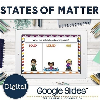 Preview of Changing States of Matter Activities Google Classroom