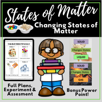 Preview of Changing States of Matter Experiments and Power Point Assessment