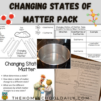 Preview of Changing States of Matter Pack