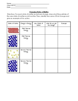 changing states of matter worksheet by fisching for science tpt