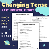 Changing Tense (Past, Present, Future) Teaching Pack for 3