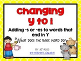Words that Change Y to I: Adding -s or -es