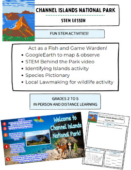 Preview of Channel Islands National Park Elementary STEM Activities Pack