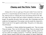 Channy and the Patio Table - Reading Comprehension and Sto