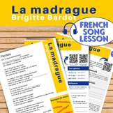 Chanson : Brigitte Bardot - La madrague (French Song Worksheet)