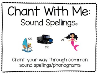 Preview of Chant With Me: Sounds and Sound Spellings