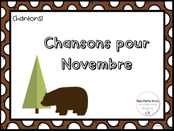 Preview of Chantons Novembre