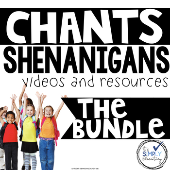 Preview of Chants and Cheers Bundle | 2nd grade