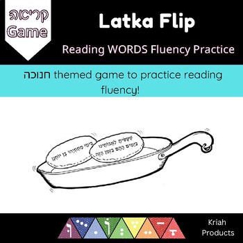 Preview of Chanuka Kriah Latka Flip Game (Word Version)