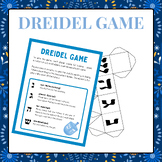 Chanukah (Hannukah) Dreidel Game and Paper Template