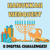 Chanukah / Hanukkah WebQuest Challenge with Interactive Go