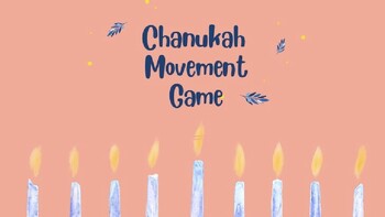 Preview of Chanukah/Hanukkah Movement Game
