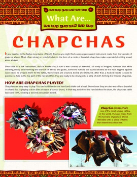 Preview of Chapchas - A Unique Rattle From Latin America