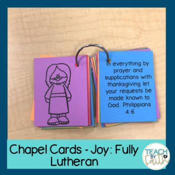 Chapel Cards - Joy: Fully Lutheran by Teach by Faith | TpT