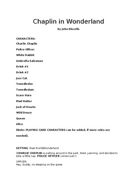 Preview of Chaplin in Wonderland