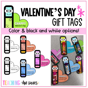 Preview of Chapstick Valentine's Day Gift Tags