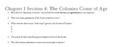 Chapter 1 Section 4: The Colonies Come of Age