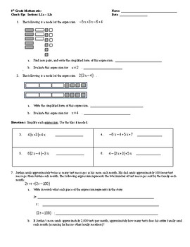 Preview of Chapter 1:  Analyze and Solve Linear Equations (All Assessments)