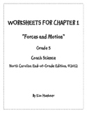 Chapter 1 Worksheets - 5th Grade Coach Science book - Nort