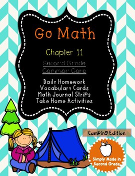 Preview of 2012/2016 Go Math!  Chapter 11 Second Grade Supplemental Resources-Common Core