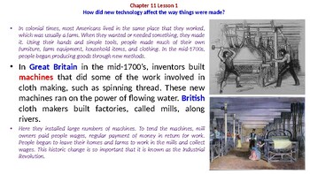 Preview of McGraw Hill US History Chapter 11 Powerpoint "Growth and Expansion"