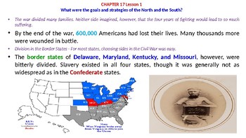 Preview of McGraw Hill US History Chapter 17 Powerpoint