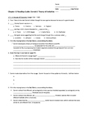 Chapter 17 and 18 Reading Guide for Biology Miller and Lev