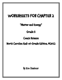 Chapter 2 Worksheets - 5th Grade Coach Science book - Nort