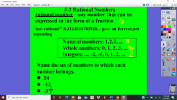 Preview of Chapter 3: Operations with Rational Numbers - Activinspire Flipcharts