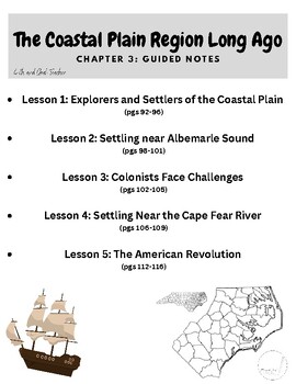 Preview of Chapter 3: The Coastal Plain Region Long Ago Guided Notes