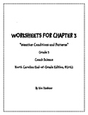 Chapter 3 Worksheets - 5th Grade Coach Science book - Nort
