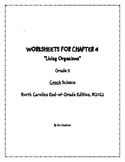 Chapter 4 Worksheets - 5th Grade Coach Science book - Nort