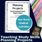 Study Skills Course Curriculum - Research and Planning Projects
