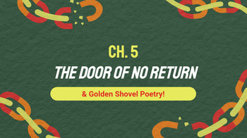 Preview of Chapter 5 of The Door of No Return & Golden Shovel Poetry Introduction