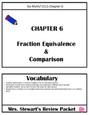 Chapter 6 Go Math Review Packet, 4th Grade