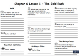 Ch. 6  California Gold Rush Notes Bundle Lesson 1-3