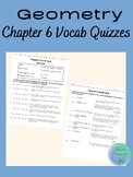 Chapter 6 Vocab Quizzes