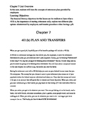 Chapter 7 401k money management