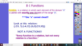 Chapter 8: Linear Functions & Graphing - Activinspire Flipcharts