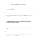 Chapter 9 Lesson 1 Quiz Note Practice Questions- McGraw-Hi