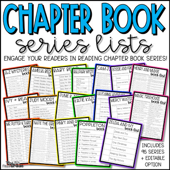 Preview of Chapter Book Series Lists