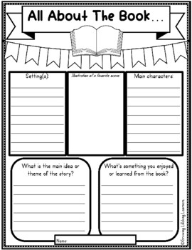 chapter book summary worksheets use with any chapter book tpt