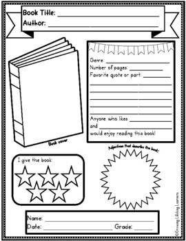 chapter book summary worksheets use with any chapter book tpt